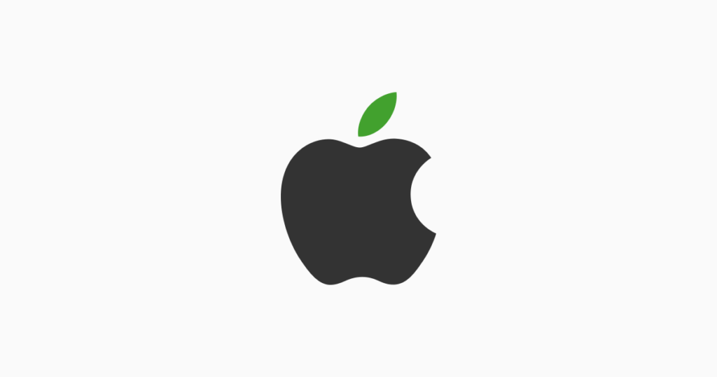 Appleのリサイクルプログラムのロゴ